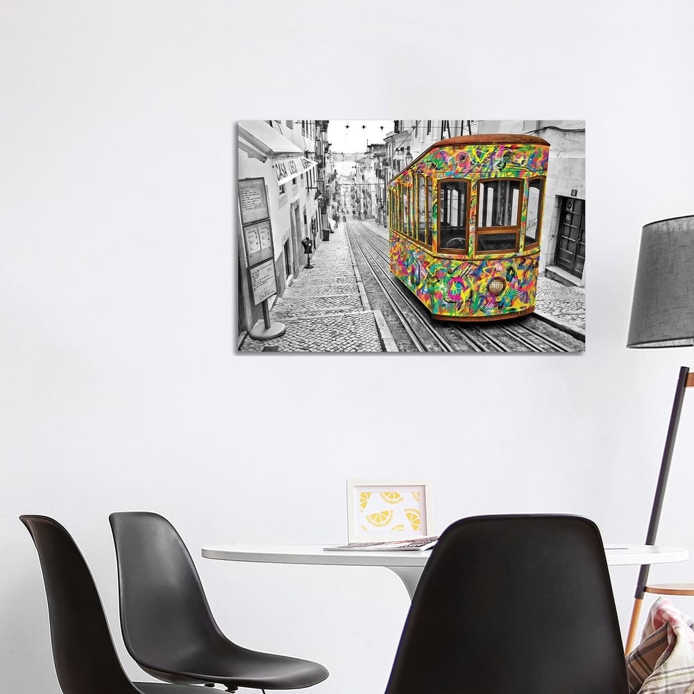 iCanvas "Lisbon Tram" by Ben Heine Canvas Print