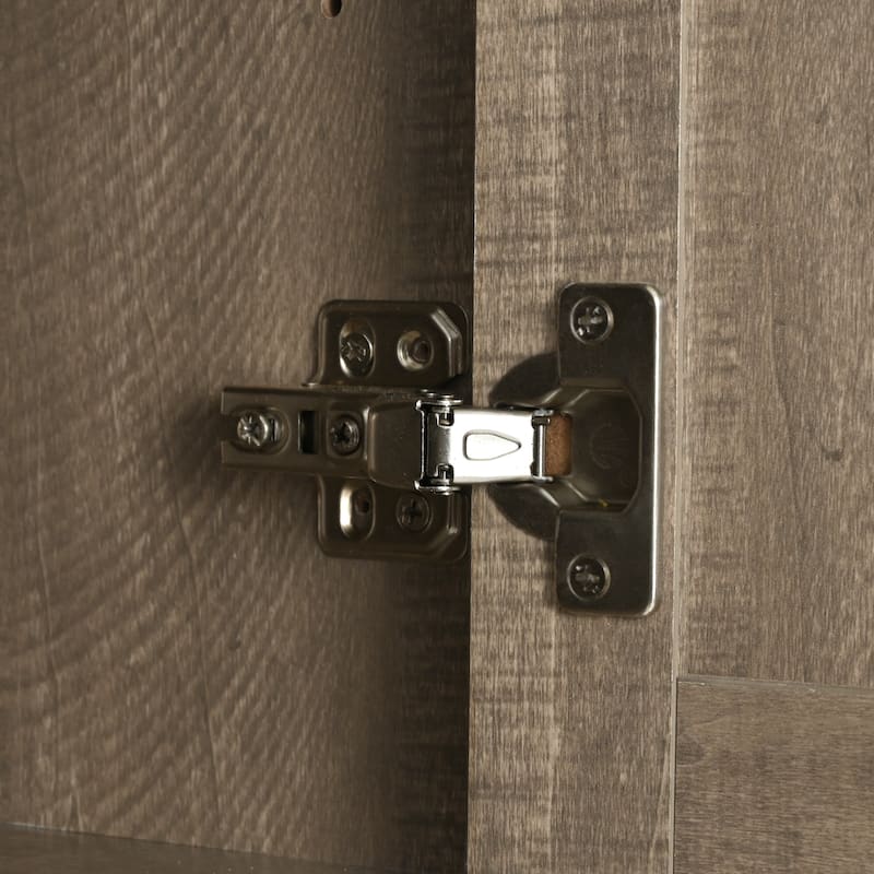 52.8" Farmhouse Buffet Cabinet with Hutch, Kitchen Pantry Storage Cupboard with Pull-Out Side Cabinet, Door Shelves and Drawer