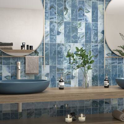 Isla 4x12 Glossy Ceramic Subway Tile - Wall, Backsplash