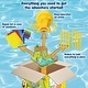 preview thumbnail 2 of 2, Sunny & Fun SpongeBob Mega Climb N' Go Inflatable Water Slide with Climbing Wall, 2 Slides & More! - One Size