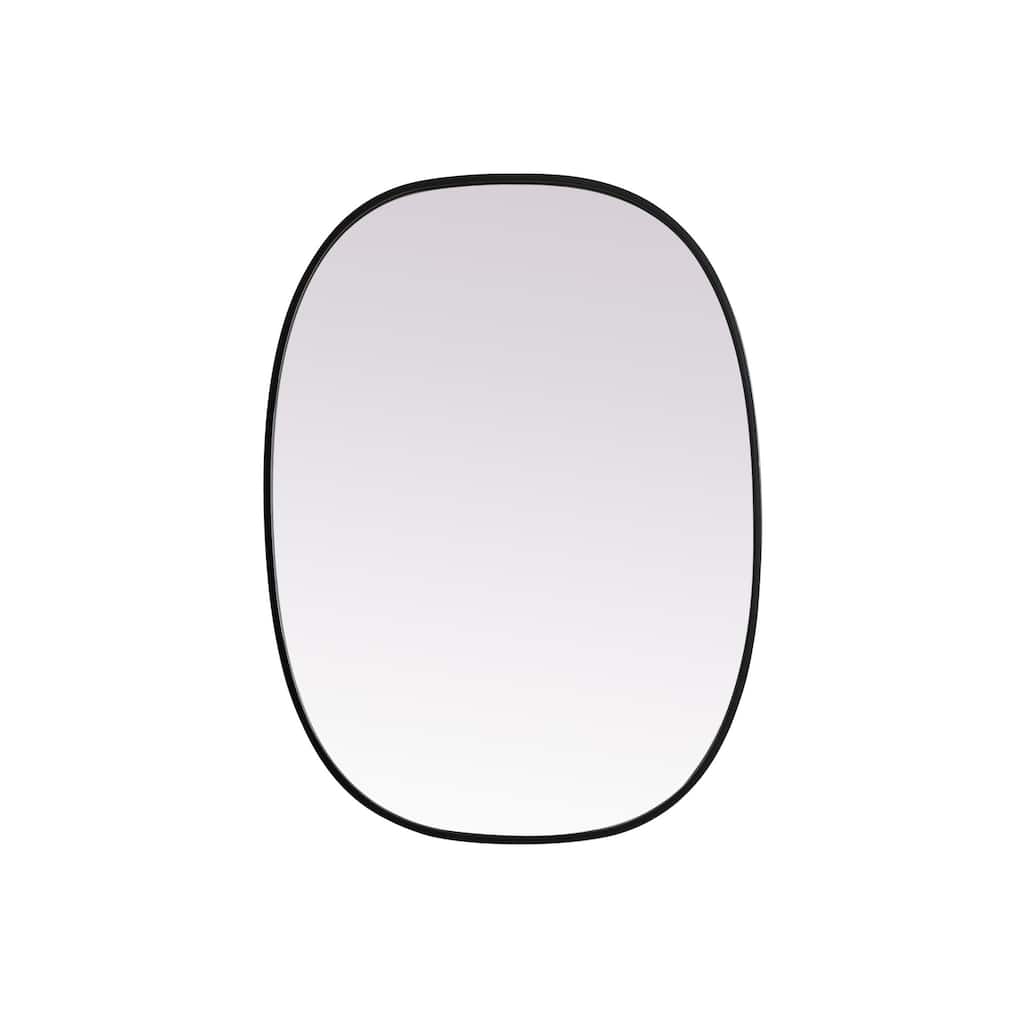 Elegant Lighting MR2B2736 Brynn 27" W x 36" H Modern Oval Bathroom