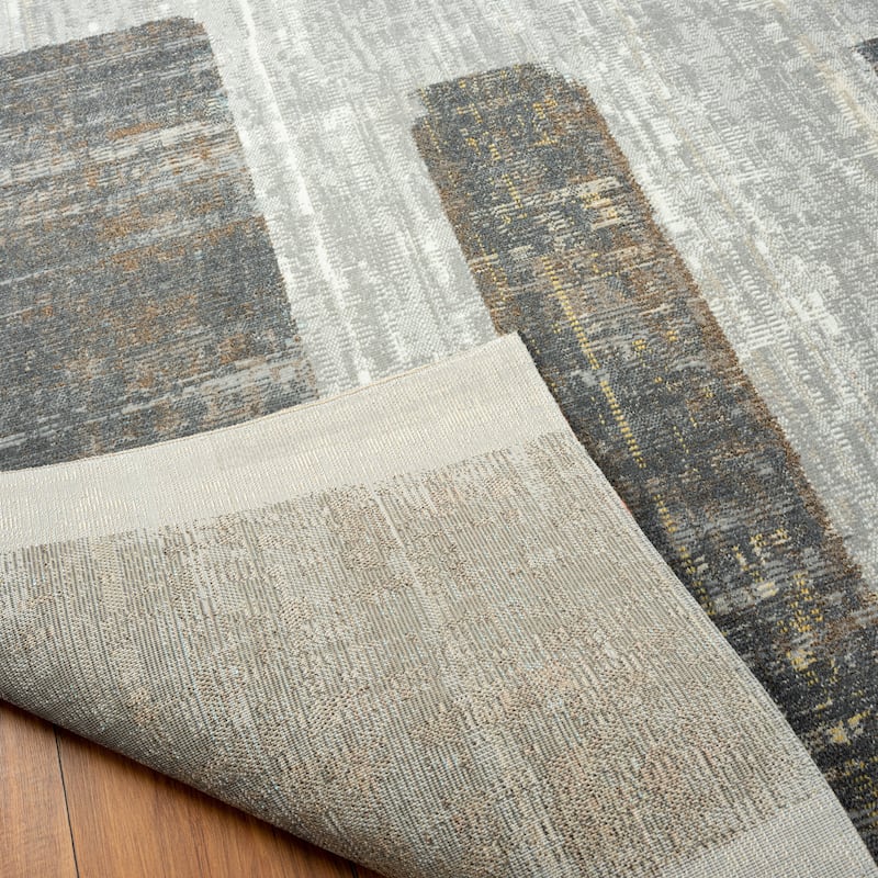 N Natori 24-Seven Outdoor/Indoor Modern Geometric Area Rug