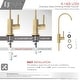 preview thumbnail 27 of 30, Kitchen Sink Drinking Water Faucet, Commercial Water Filtration Faucet, Stainless Steel, Contemporary Style High-Spout