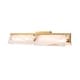 preview thumbnail 5 of 8, Varaluz Mingle Bathroom Vanity Light - Satin Brass