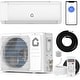 preview thumbnail 1 of 6, 12000 BTU Mini Split Air Conditioner Cooling Heating Energy Star CertifiedSmart Inverter White