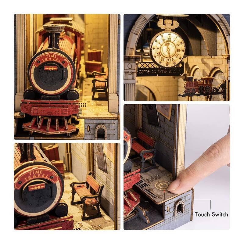 DIY 3D Book Nook Kit - Time Travel 246pcs