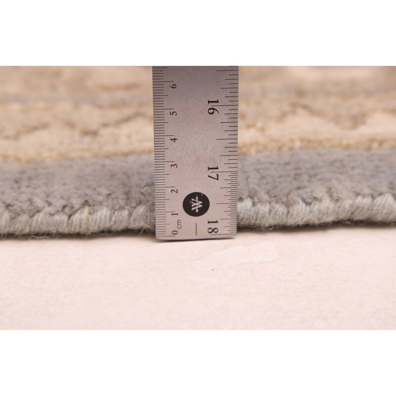 ECARPETGALLERY Hand-knotted Royal Oushak Light Denim Blue Wool Rug - 9'1 x 12'0