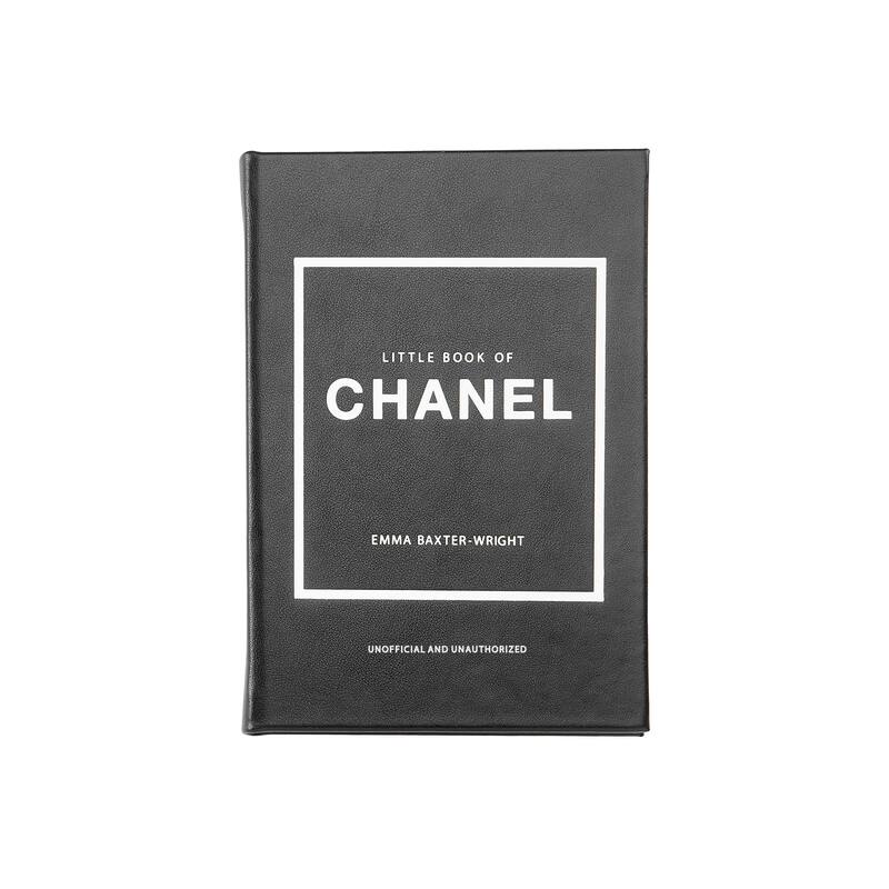 Graphic Image Little Book of Chanel Coffee Table Book, Leather, Black