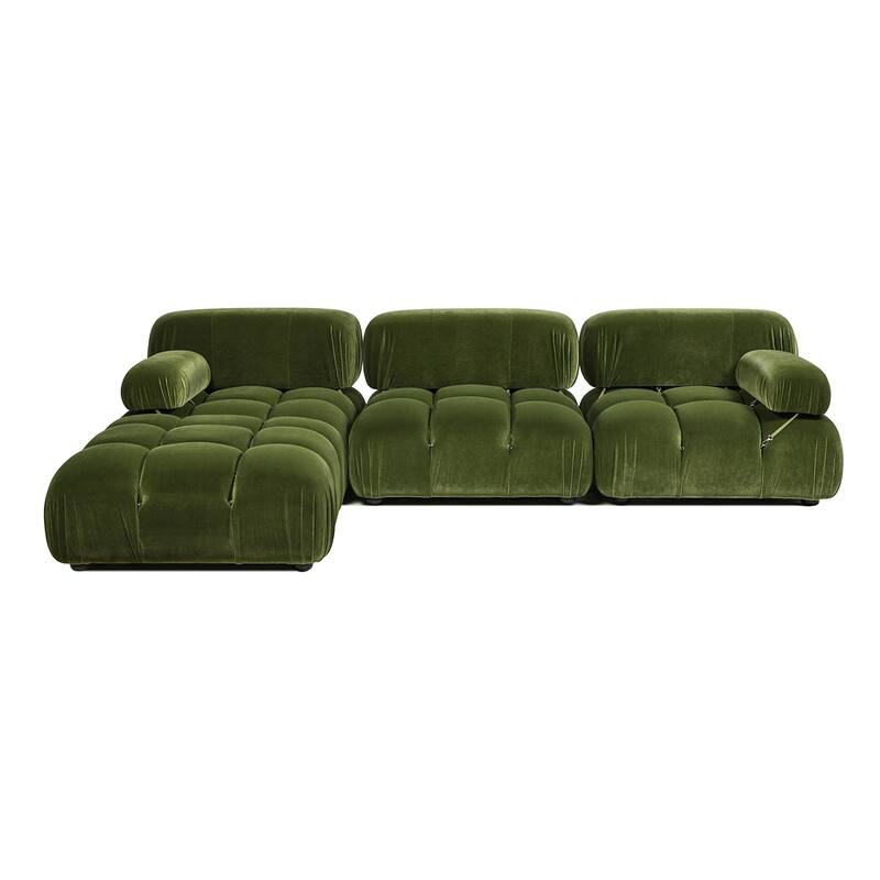 Marcel 109.5" Bubble Modular Modern Reversible Sectional