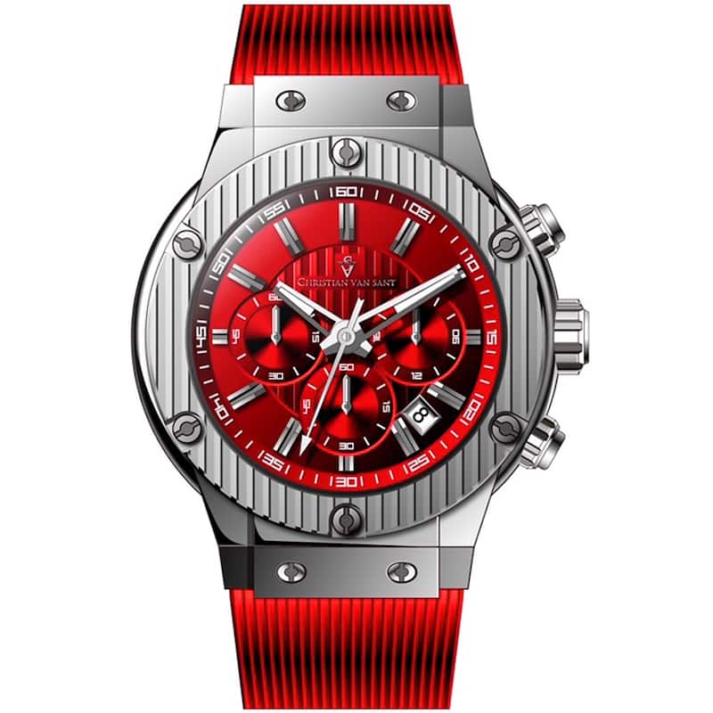 Christian Van Sant Men's Monarchy Red Dial Watch - CV8144 - 6 (36)