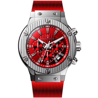 Christian Van Sant Men's Monarchy Red Dial Watch - CV8144 - 6 (36)