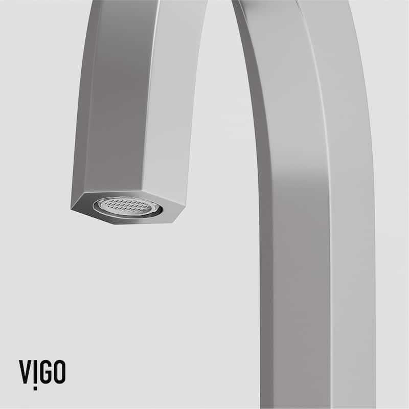 VIGO Hart 9" H 2-Handle Widespread Bathroom Faucet
