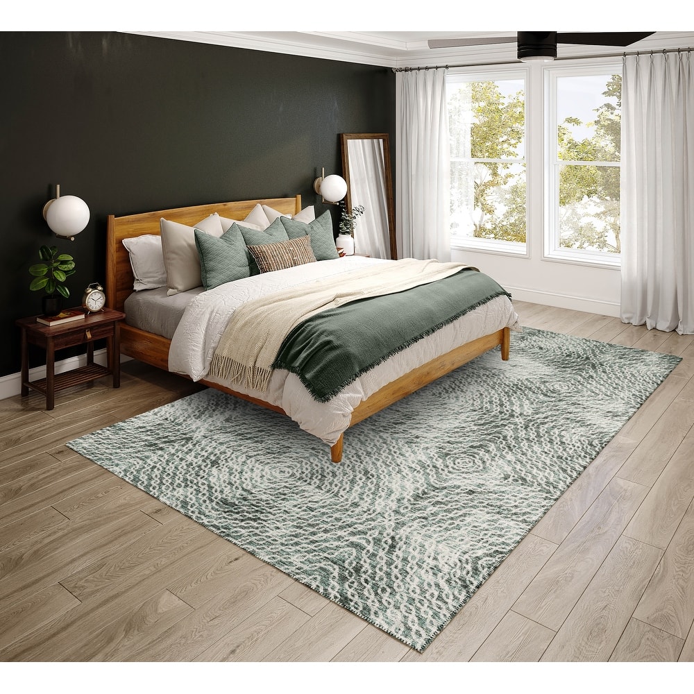 Indoor/ Outdoor Addison Bravado Link Washable Area Rug