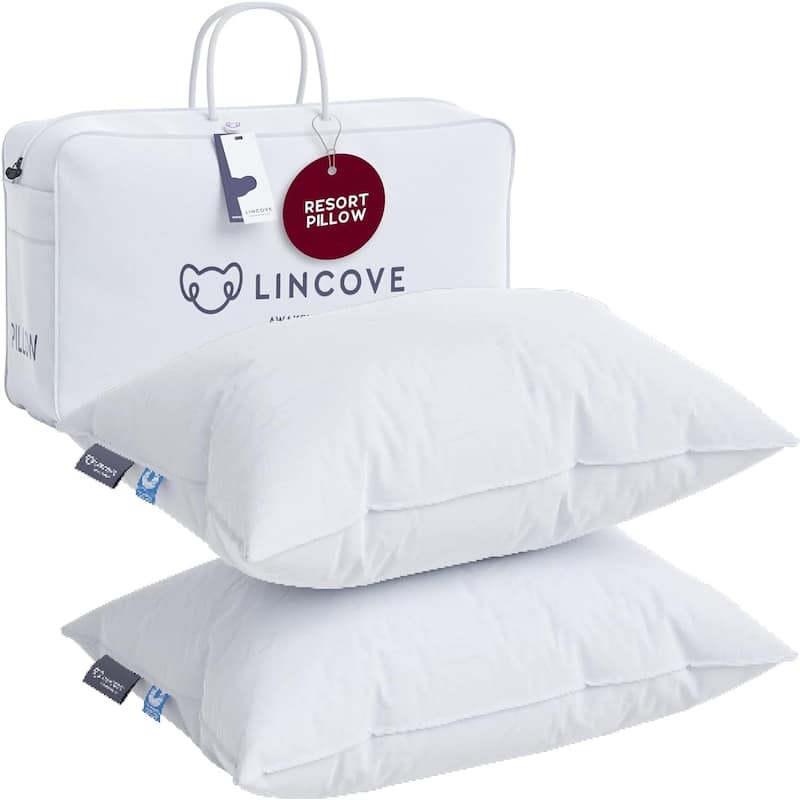 Canadian Resort Pillow Down Alternative Bed Pillows - Queen - Set of 2