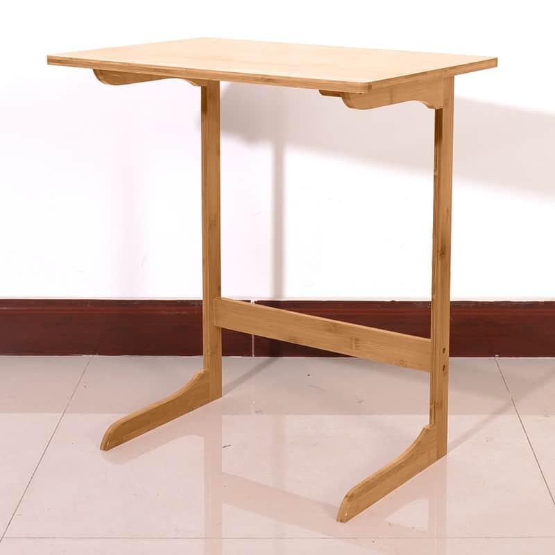 Z/L-Shape Wood PC Laptop TV Coffee Sofa Side Table