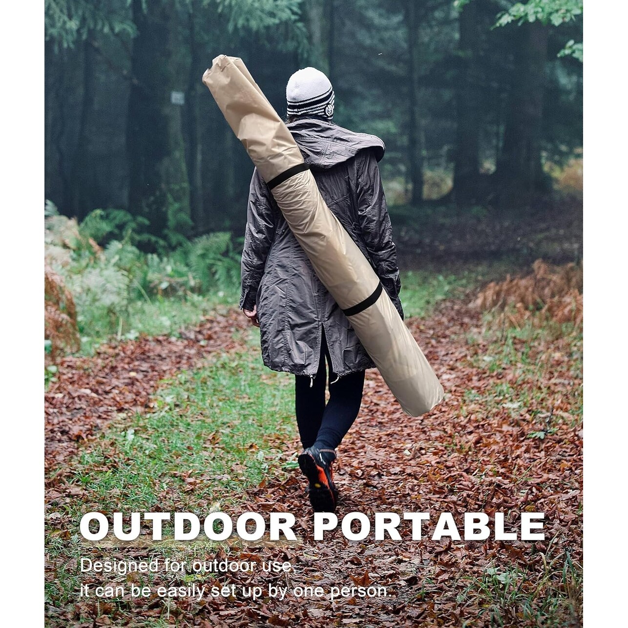 Pop-Up Screen Gazebo, 10 x 10 Ft Camping Canopy Instant Shade, Featuring 5  Removable Privacy Canopy, image size:1286x1286