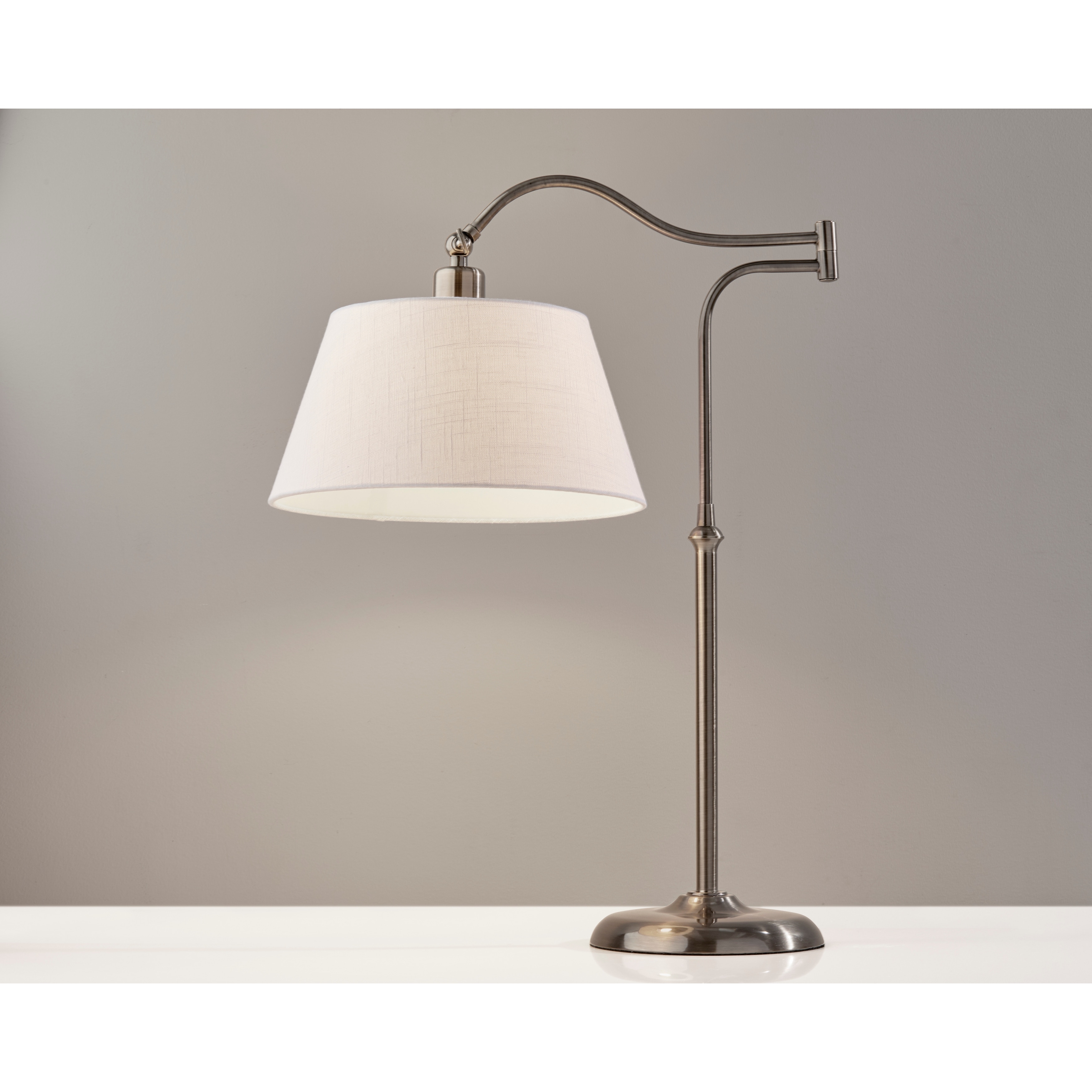 pewter table lamp