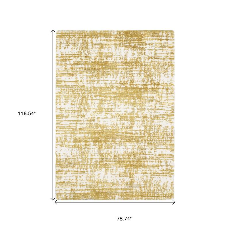 HomeRoots Abstract Industrial Runner Area Rug