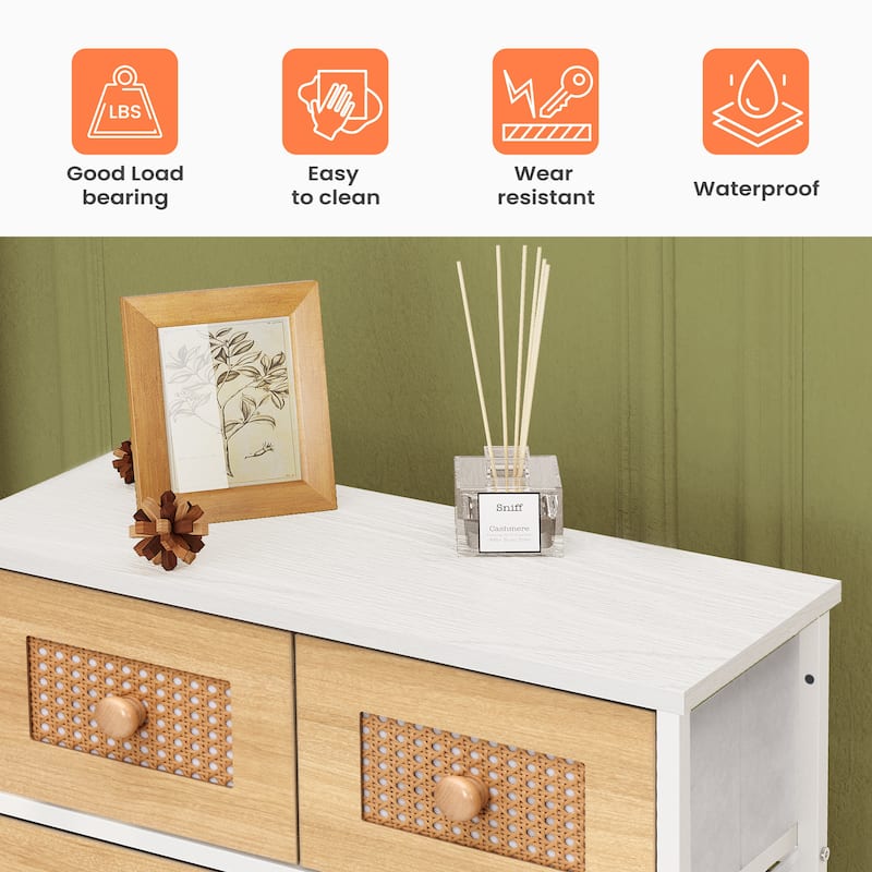 Pellebant 6 Drawers Vertical Dresser Storage Tower