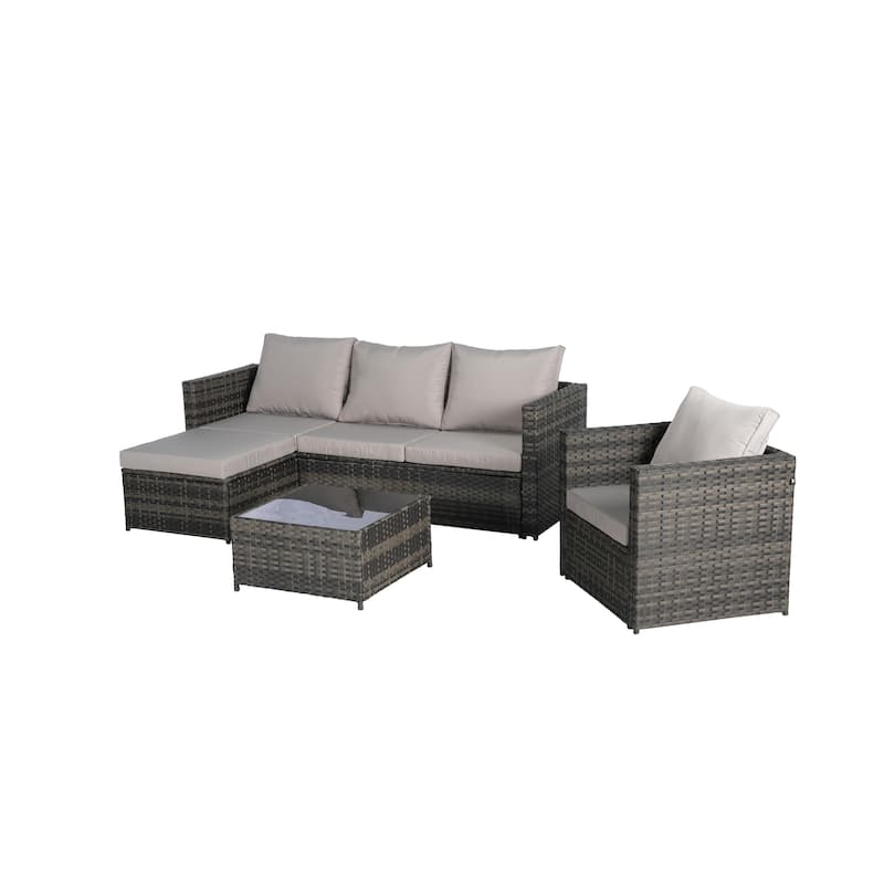 3 Pieces Patio Furniture Set