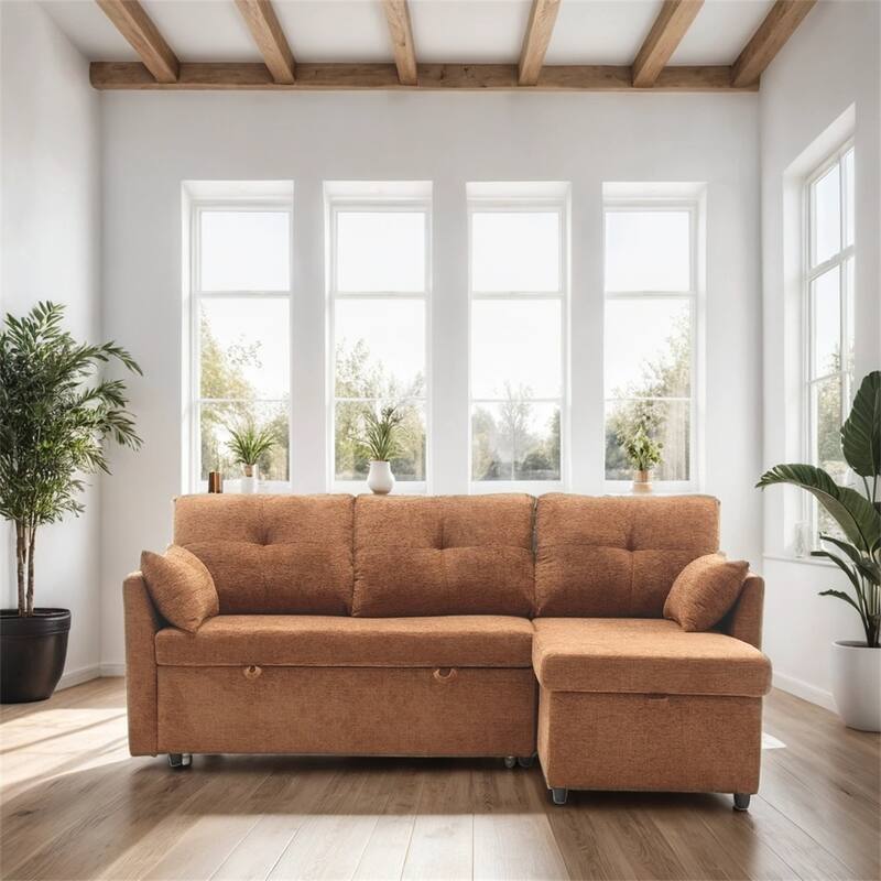 Modular Sectional Sofa L Shaped Modular Couch with Reversible Chaise