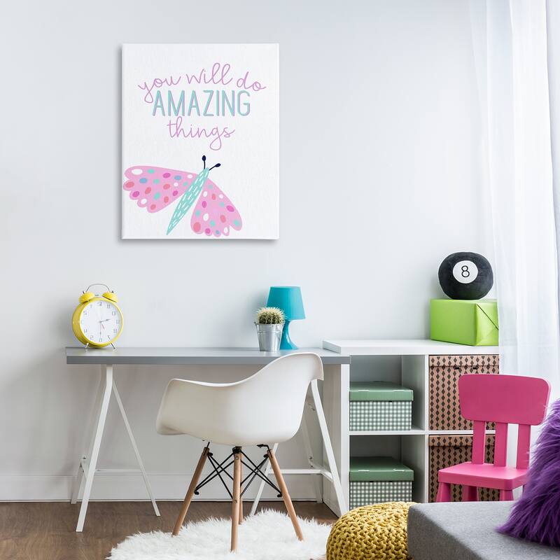 Stupell You Will Do Amazing Things Canvas Wall Art Design By Kim Allen