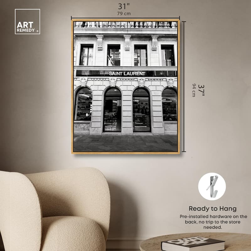 Glam Store front II Canvas by Art Remedy