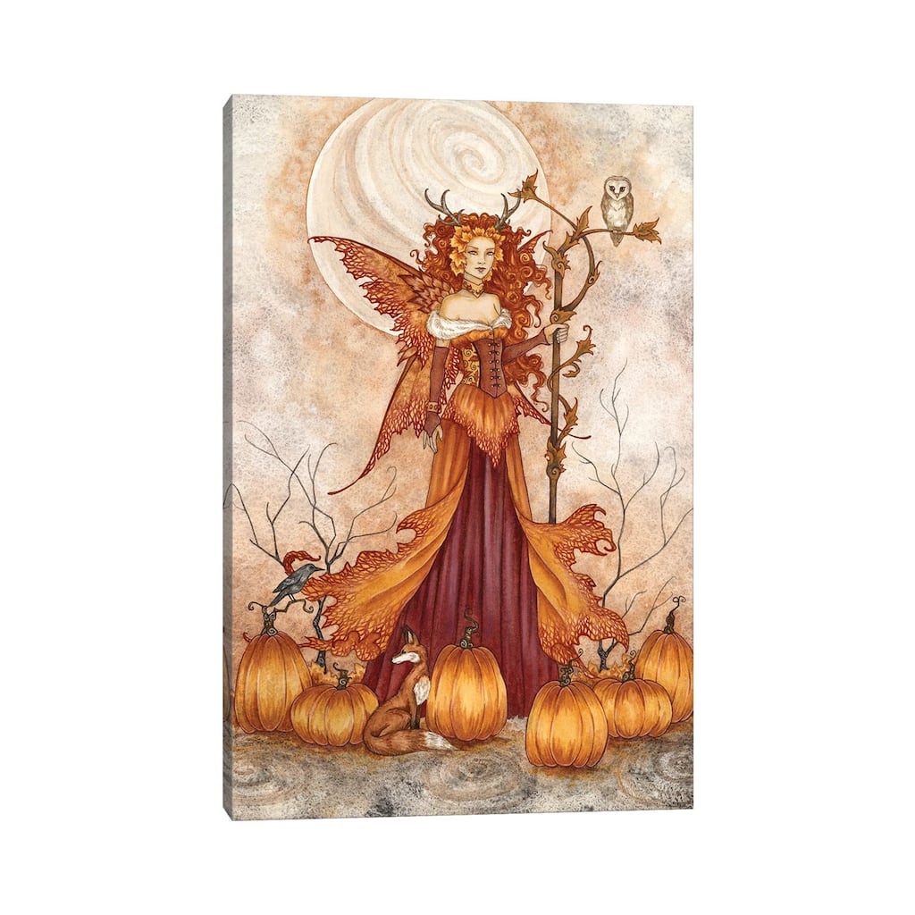 iCanvas "Pumpkin Queen" by Amy Brown Canvas Print
