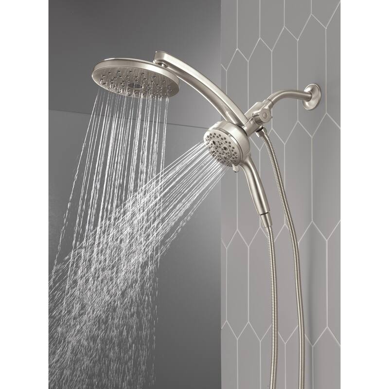 Delta 58600-25 PivotPro 2.5 GPM 3-in-1 Shower Head and 7 Setting Hand