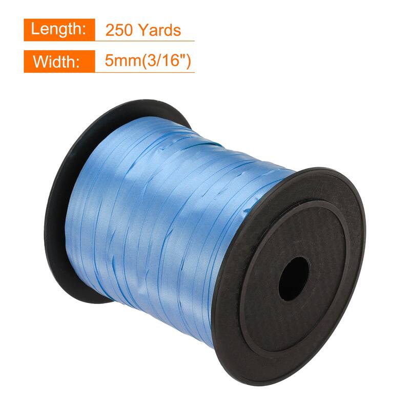 Curling Ribbon Crimped Balloon String Metallic 3/16" for Decoration