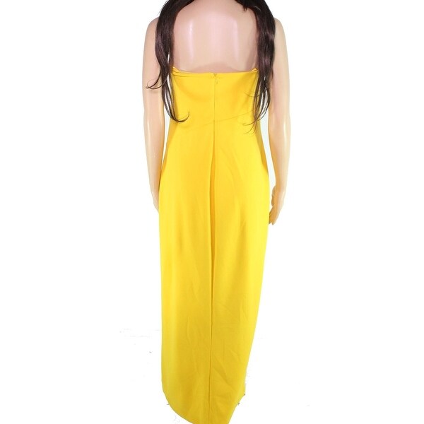 ralph lauren yellow gown