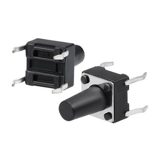 6xa Push Button Switch 6x6x9.5mm Panel Micro PCB Momentary Tactile Tact Push Button Switch DIP ...