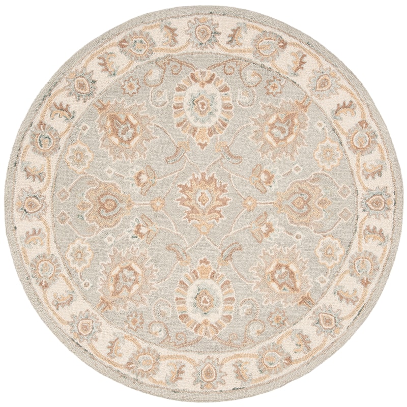 SAFAVIEH Handmade Blossom Riki Modern Floral Wool Rug