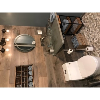 Shop Costway 20'' LED Mirror Illuminated Light Wall Mount ...