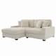 118.4"W Plush Modular Sectional Sofa with Pillows