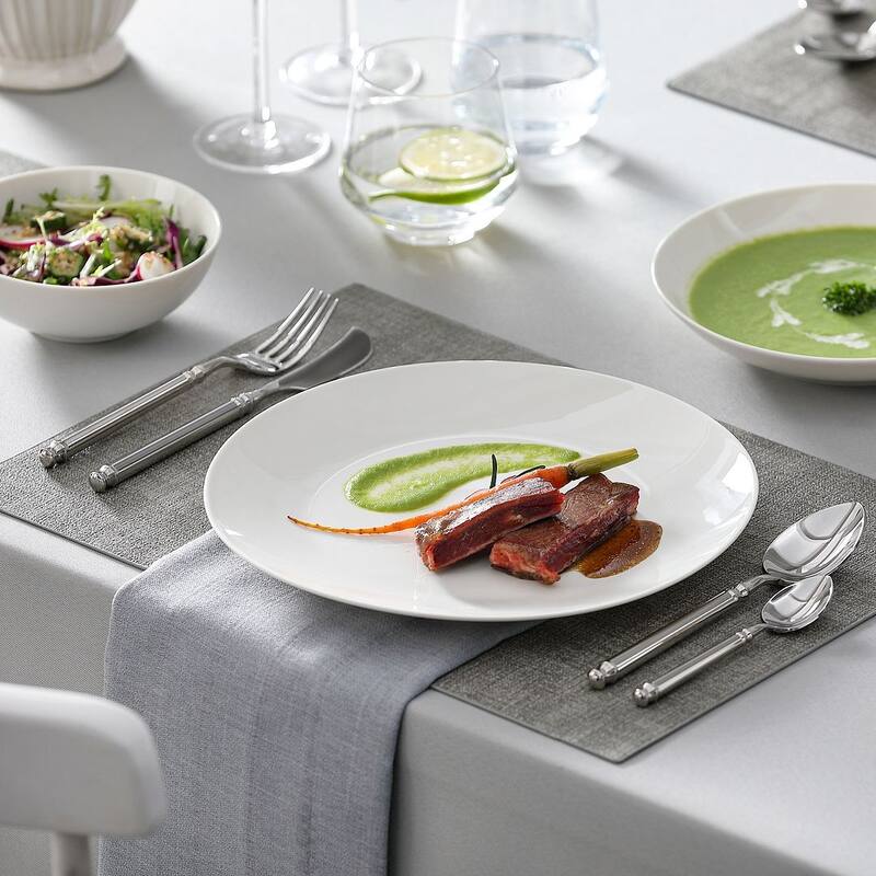 MALACASA 16-Piece New Bone China Dinnerware Set, Service for 4