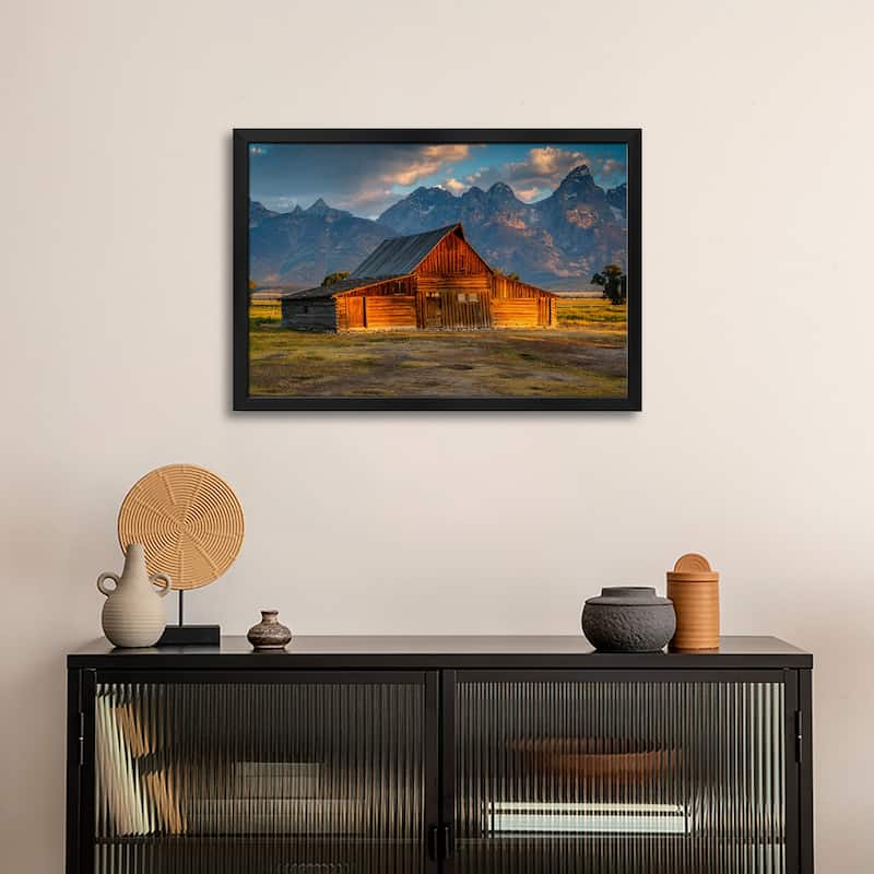 Old Barn Premium Framed Poster by Sergio Lanza