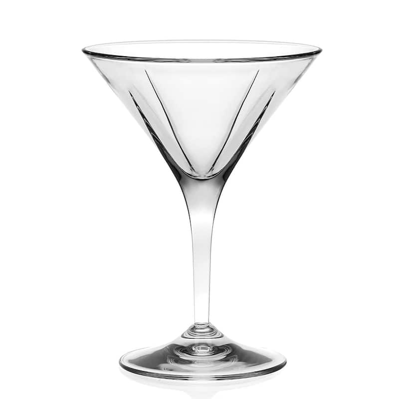 Majestic Gifts Inc. Glass Stemmed Martini Glasses-5 Oz.- Set of 6