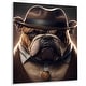 Designart 'Mafia English Bulldog II' Animals Dog Bulldog Gangster Mafia ...