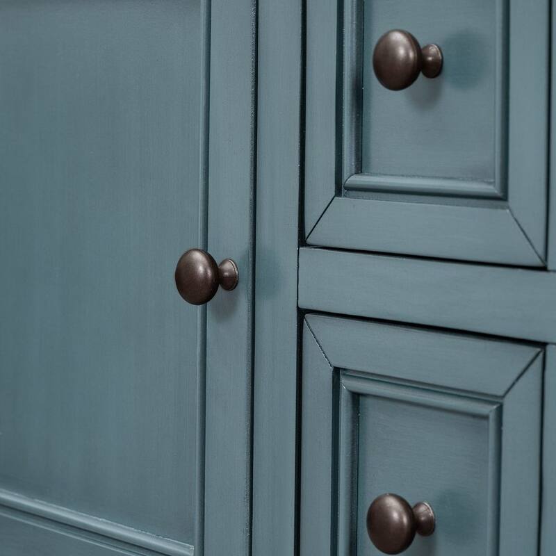 Elegant Storage Dresser with 4 Small Drawers and Bottom Shelf for Bedroom