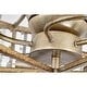 preview thumbnail 8 of 12, Pereder 26-inch Antique Silver 6 Lights 3 Blades Lighted Ceiling Fan with Remote
