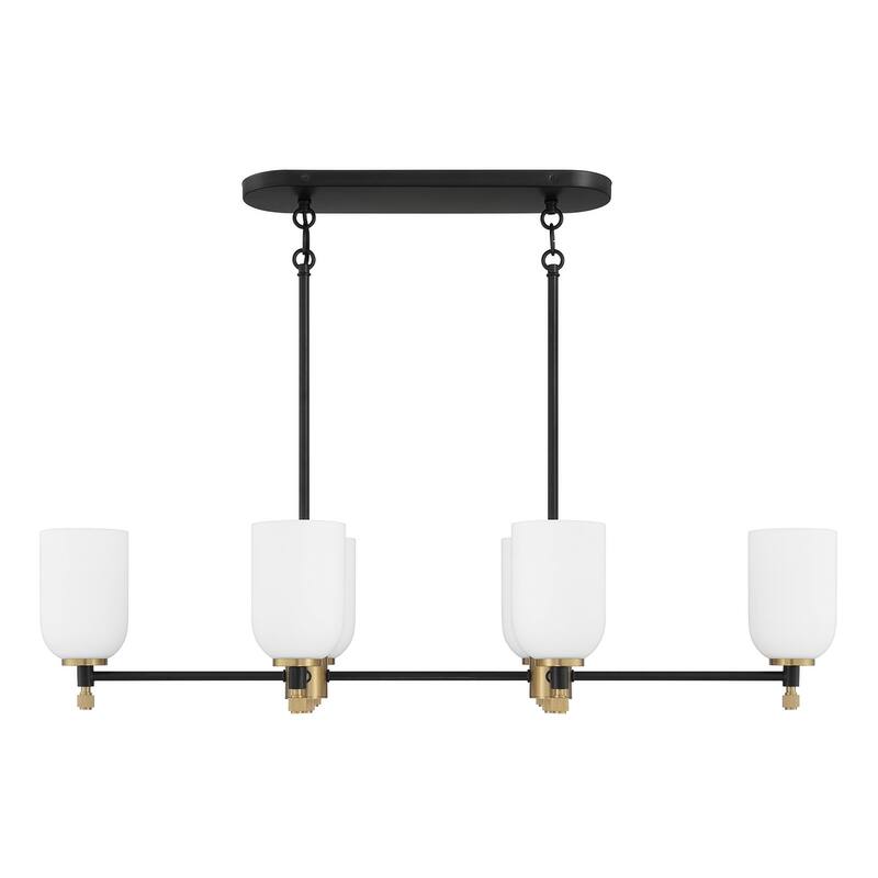 Craftmade 60376 Council 6 Light 15" Wide Linear Pendant