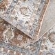 preview thumbnail 10 of 14, Hauteloom Ezio Hallway, Kitchen Machine Washable Runner Rug - Rust, Mustard, Off White - 2'7" x 7'3"