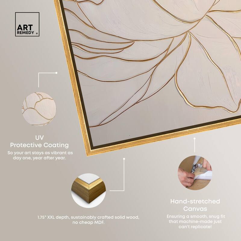 Sculpted Shards II Canvas by Art Remedy