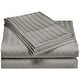 preview thumbnail 2 of 21, 1200 Thread Count Cotton Deep Pocket Luxury Hotel Stripe Sheet Set Grey - California King