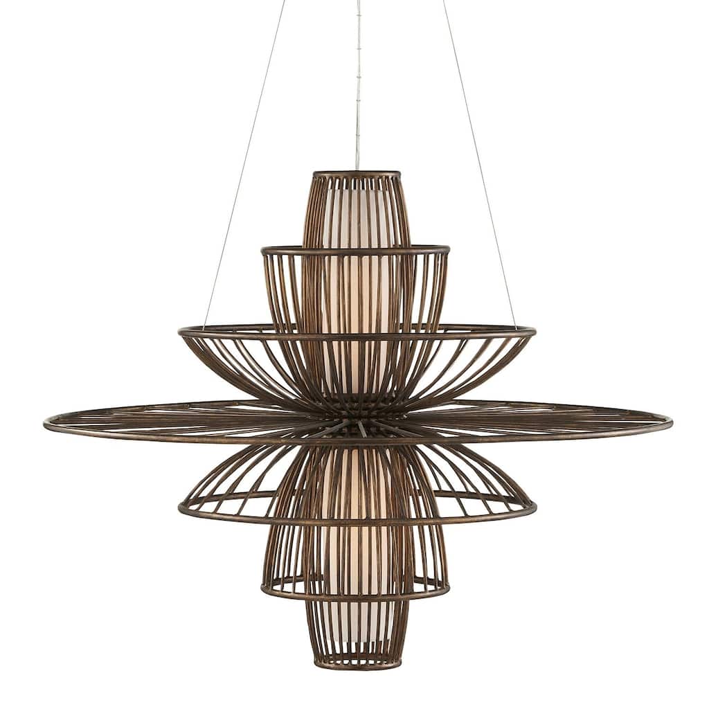 Currey & Company Benjiro Chandelier - 33"h x 42"dia