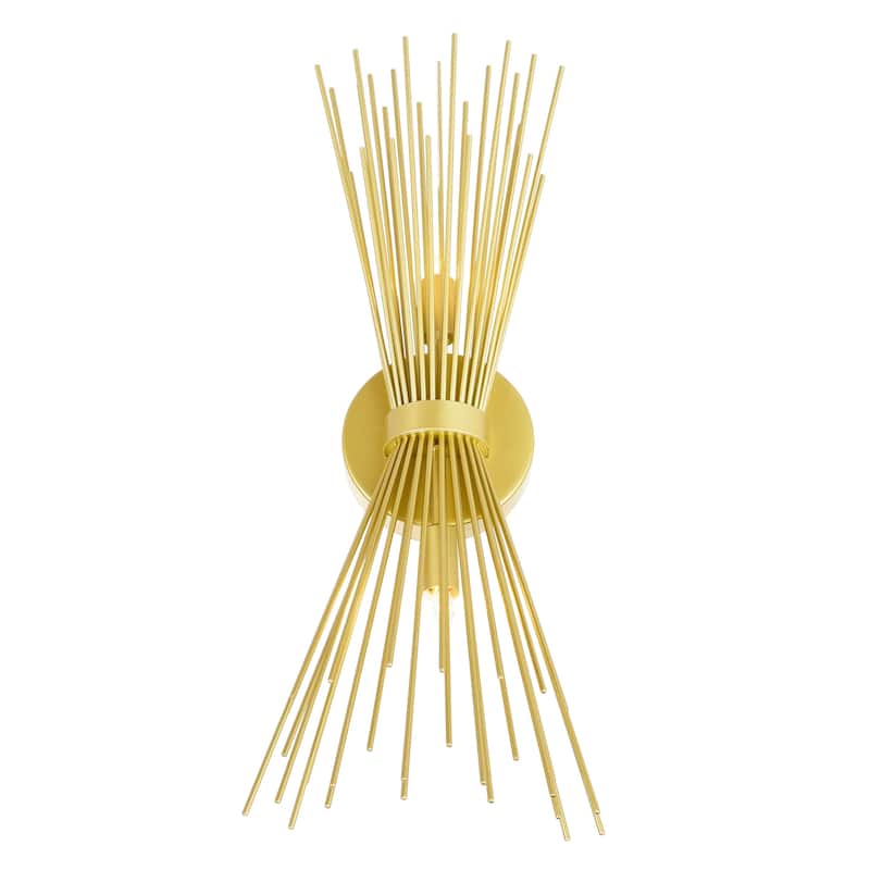 Savannah 2 Light Wall Sconce With Gold Leaf Finish - Gold Leaf