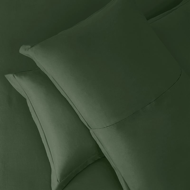 Emperyan 3 Piece Duvet Cover Sets, Soft Double Brushed Duvet Covers with Button Closure