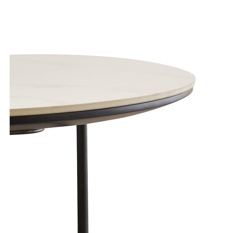 Coffee table ceramic Coffee Table, MDF painting Double Layer Coffee Table for Living Room