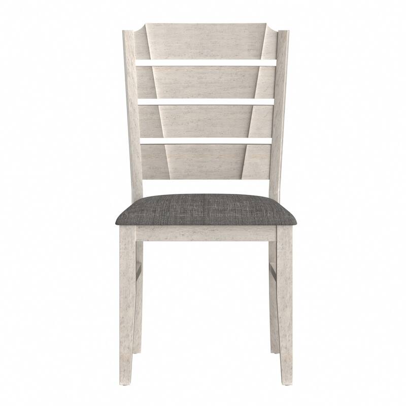 Solid Wood Dining Chairs Set of 2/4/6, Farmhouse Fabric Chairs with Back, Oval Side Chairs for Kitchen